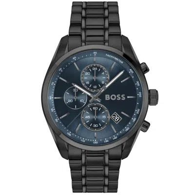 Hugo Boss Boss 1514314 Grand Prix Watch Black In Pattern