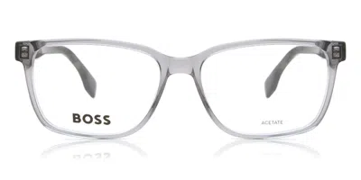 Hugo Boss Boss 1517 Men's Glasses, Clear, Size 57 In Gray