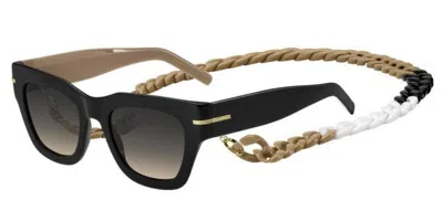 Hugo Boss Boss 1520/n/s 0wm/pr Women's Sunglasses Black Size 51