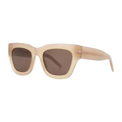 Hugo Boss Boss 1520/s 010a 70 Beige/brown In Purple