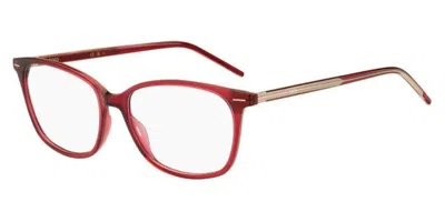 Hugo Boss Boss 1526 Women's Glasses, Clear, Size 53 In Red