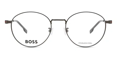 Hugo Boss Boss 1539/f Asian Fit Men's Glasses, Silver, Size 52 In Gray