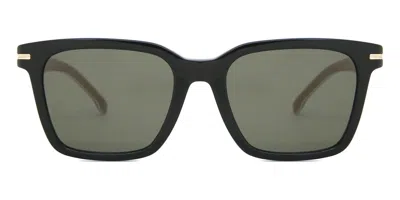 Hugo Boss Boss 1540/f/sk Asian Fit 0wm/ir Men's Sunglasses Black Size 54