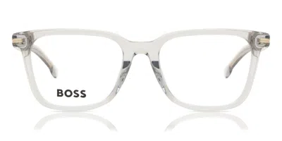 Hugo Boss Boss 1541/f Asian Fit Men's Glasses, Clear, Size 52 In Gray