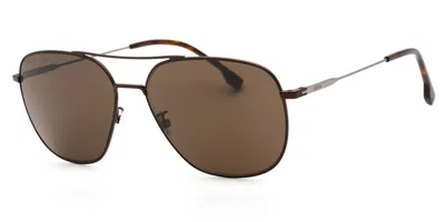Hugo Boss Boss 1557/o/f/s 1ot/70 Men's Sunglasses Brown Size 62