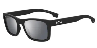 Hugo Boss Boss 1569/s 003/t4 Men's Sunglasses Black Size 55