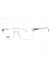 Hugo Boss Rectangle-frame Glasses In 0kb7 00 - Grey/clear Demo Lens
