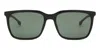 Hugo Boss Rectangle-frame Sunglasses In Green