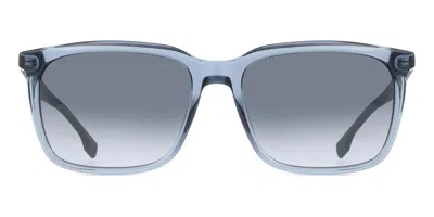 Hugo Boss Boss 1579/s Pjp/1i Men's Sunglasses Blue Size 57
