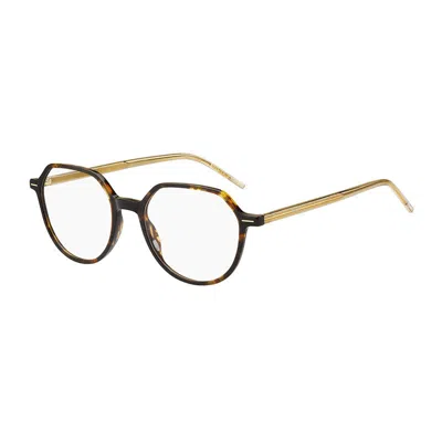 Hugo Boss Boss 1586 0hjv 00 Havana/yellow 50mm In Brown
