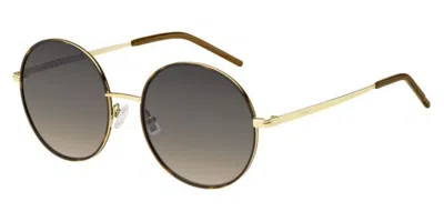 Hugo Boss Boss 1593/s 06j/pr Women's Sunglasses Gold Size 54