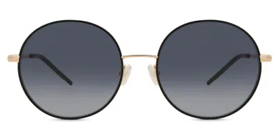 Hugo Boss Boss 1593/s Rhl/9o Women's Sunglasses Black Size 54 In Blue