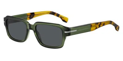 Hugo Boss Boss 1596/s Xgw/2k Men's Sunglasses Green Size 53