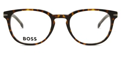 Hugo Boss Boss 1601 Men's Glasses, Tortoiseshell, Size 51 In Brown