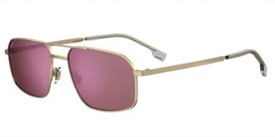 Hugo Boss Boss 1603/s J5g/4s Men's Sunglasses Gold Size 58