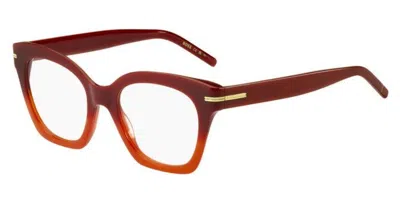 Hugo Boss Boss 1611 Women's Glasses, Red, Size 50 In Brown