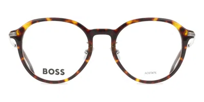 Hugo Boss Boss 1615/f Asian Fit Men's Glasses, Tortoiseshell, Size 52 In Neutral
