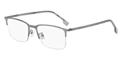 Hugo Boss Boss 1616/f Asian Fit Men's Glasses, Silver, Size 54 In Blue
