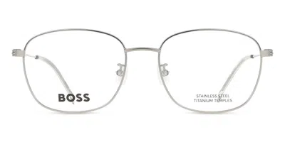 Hugo Boss Boss 1620/f Asian Fit Men's Glasses, Silver, Size 54