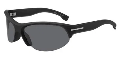 Hugo Boss Boss 1624/s 807/ir Men's Sunglasses Black Size 69