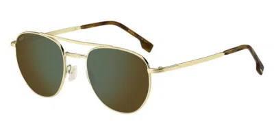 Hugo Boss Boss 1631/s J5g/mt Men's Sunglasses Gold Size 53 In Gray