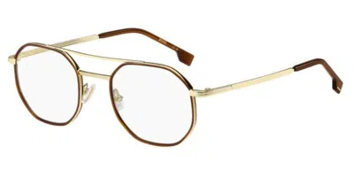 Hugo Boss Boss 1632 Men's Glasses, Gold, Size 50