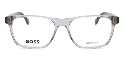 Hugo Boss Boss 1646 Men's Glasses, Clear, Size 55 In Gray