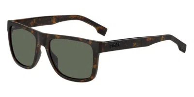 Hugo Boss Boss 1647/s 086/qt Men's Sunglasses Tortoiseshell Size 55 In Pink