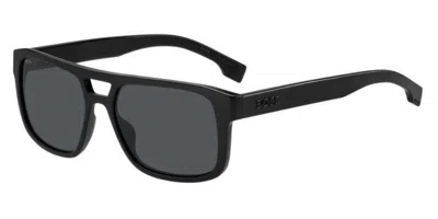 Hugo Boss Boss 1648/s 807/ir Men's Sunglasses Black Size 56