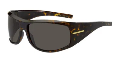 Hugo Boss Boss 1653/s 086/ir Women's Sunglasses Tortoiseshell Size 70 In Brown