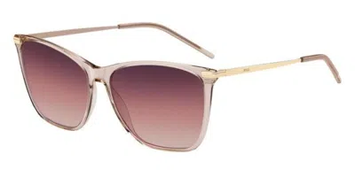 Hugo Boss Boss 1661/s S45/uq Women's Sunglasses Pink Size 58 In Gold