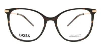Hugo Boss Boss 1663 Women's Glasses, Tortoiseshell, Size 54 In Black