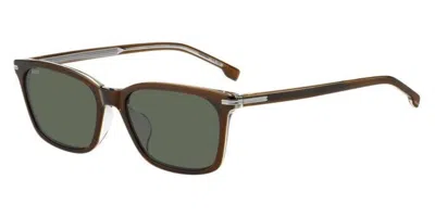 Hugo Boss Boss 1669/f/sk Asian Fit 09q/qt Men's Sunglasses Brown Size 56