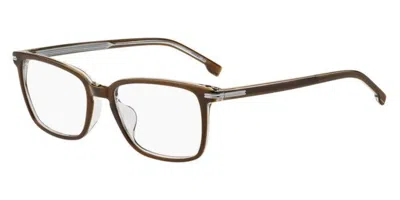 Hugo Boss Boss 1670/f Asian Fit Men's Glasses, Brown, Size 55