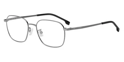 Hugo Boss Boss 1674/f Asian Fit Men's Glasses, Silver, Size 53 In Black