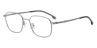 Hugo Boss Boss 1674/f Asian Fit Men's Glasses, Silver, Size 53 In Gray