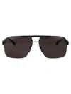 Hugo Boss Boss Matte Black Stainless Steel Sunglasses In Black