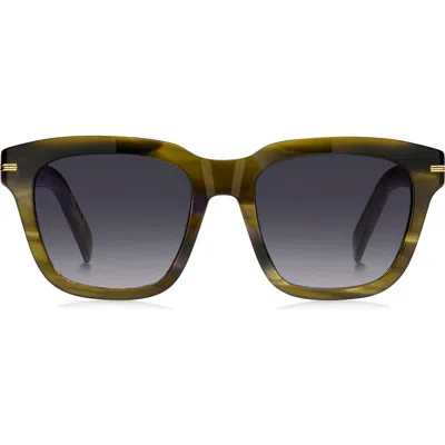 Hugo Boss Boss 1778/g/s 52mm Gradient Rectangle Sunglasses In Brown