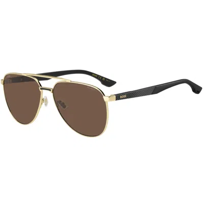 Hugo Boss Boss 1914/s Sunglasses Gold In Brown