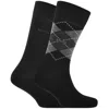 Hugo Boss Boss Assorted 2-pack Argyle Crew Socks In Black