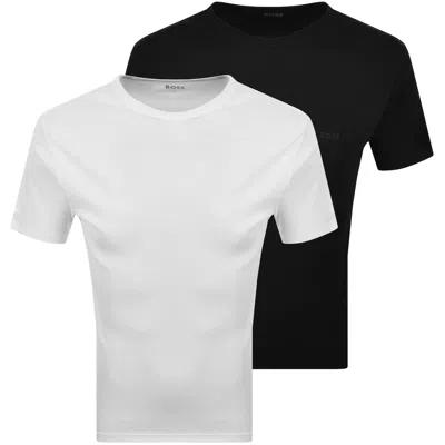 Hugo Boss Boss 2 Pack Classic Rib T Shirts In Multi