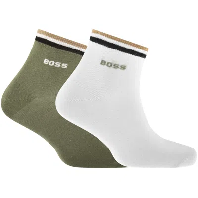 Hugo Boss Boss 2 Pack Socks In Multi