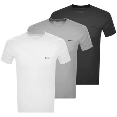 Hugo Boss Boss 3 Pack Crew Neck T Shirts In Multi