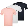 Hugo Boss Boss Multi Colour Triple Pack T Shirts In Multi