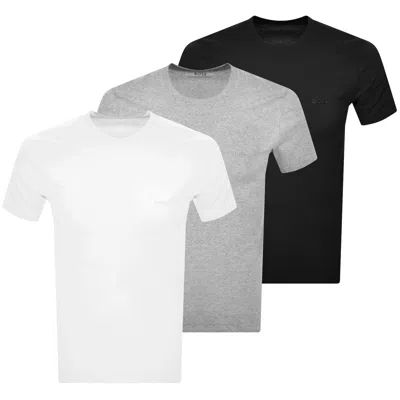 Hugo Boss Boss 3 Pack Crew Neck T Shirts In Multi