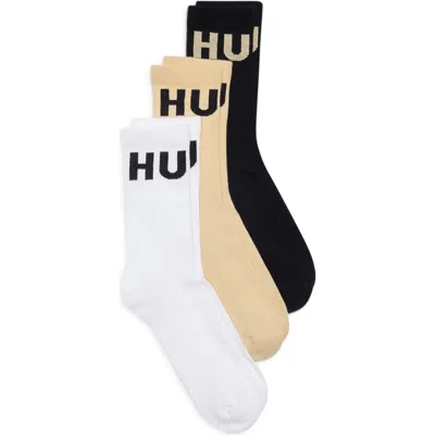 Hugo Boss Boss 3-pack Iconic Logo Crew Socks In White