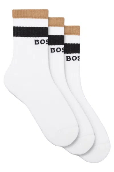 Hugo Boss Boss 3 Pack Iconic Socks White