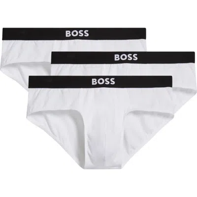 Hugo Boss Boss 3-pack One Stretch Cotton Briefs In White