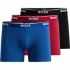 Hugo Boss Boss 3-pack Power Stretch Cotton Boxer Briefs In Open Miscellaneous 962