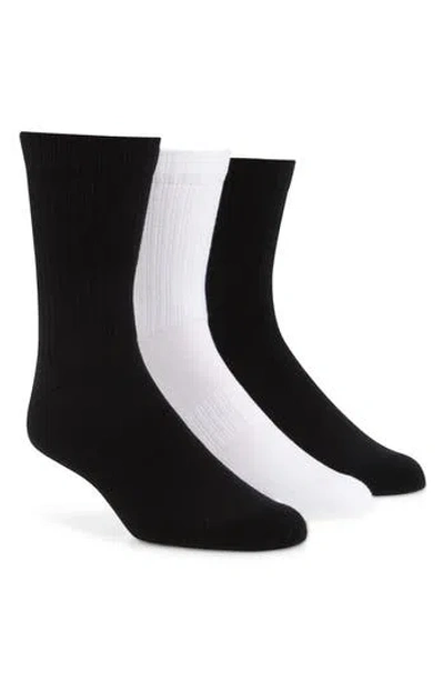 Hugo Boss Boss 3-pack Ribbed Crew Socks In Blue